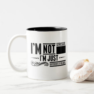 De Café Em Dois Tons Eu não sou caneca estressada