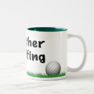 De Café Em Dois Tons Eu preferencialmente Golfing a caneca