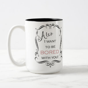 De Café Em Dois Tons Eu quero ser caneca furada