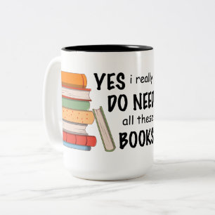 De Café Em Dois Tons Eu realmente preciso toda caneca destes livros