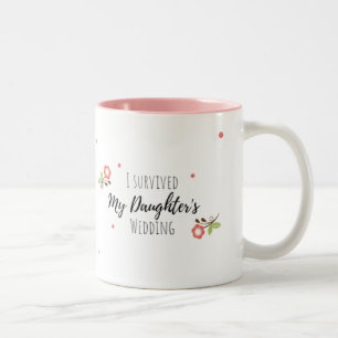 De Café Em Dois Tons Eu Sobrevivi ao Casamento da Minha Filha Caneca