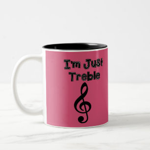 De Café Em Dois Tons Eu sou apenas caneca do triplo