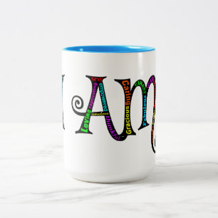 De Café Em Dois Tons Eu sou rico duas caneca tonta