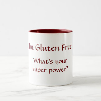 De Café Em Dois Tons Eu sou sem glúten! O que é sua caneca do poder