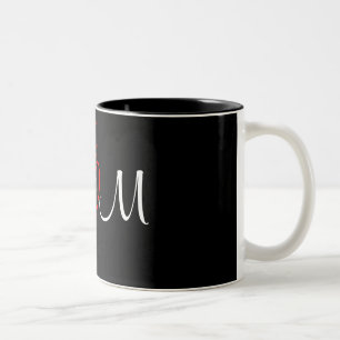 De Café Em Dois Tons Eu te amo caneca da mamã