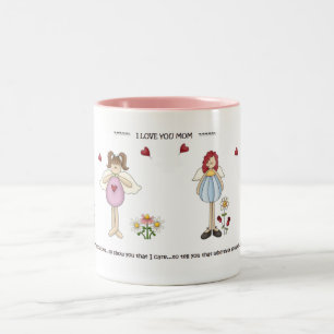De Café Em Dois Tons Eu te amo caneca da mamã
