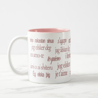 De Café Em Dois Tons Eu te amo caneca do dia dos namorados