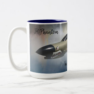 De Café Em Dois Tons F4 caneca fantasma v2