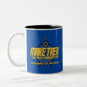 De Café Em Dois Tons Faça Trek - A Caneca