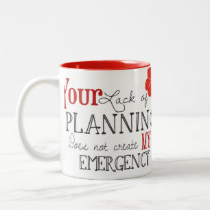 De Café Em Dois Tons Falta da caneca do planeamento