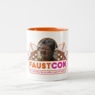 De Café Em Dois Tons FaustCon - Caneca Cerâmica