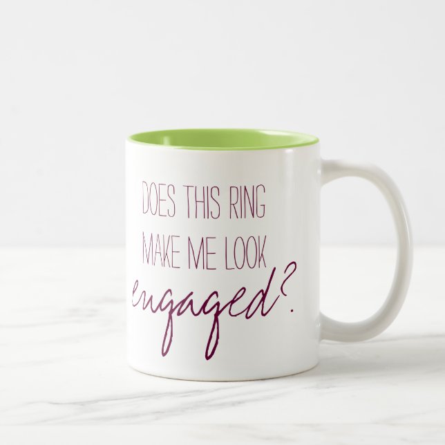 De Café Em Dois Tons Faz este anel fazem-me olhar a caneca contratada (Direita)
