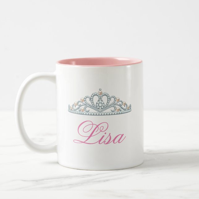 De Café Em Dois Tons Fazer--Seu-Própria caneca da tiara! (Esquerda)