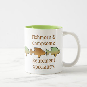 De Café Em Dois Tons Fishmore & Campsome, caneca da aposentadoria
