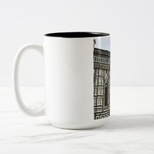 De Café Em Dois Tons Florence — Uma Caneca da Porta Lateral do Duomo