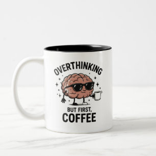 De Café Em Dois Tons Fofa mas Desencadearada – Caneca Gráfica Divertida