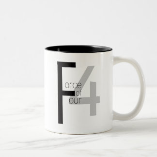 De Café Em Dois Tons Força da caneca quatro