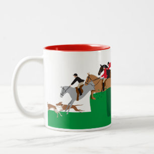 De Café Em Dois Tons Foxhunt a caneca