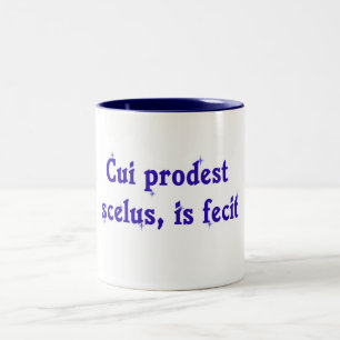 De Café Em Dois Tons Frase Latin na caneca do advogado