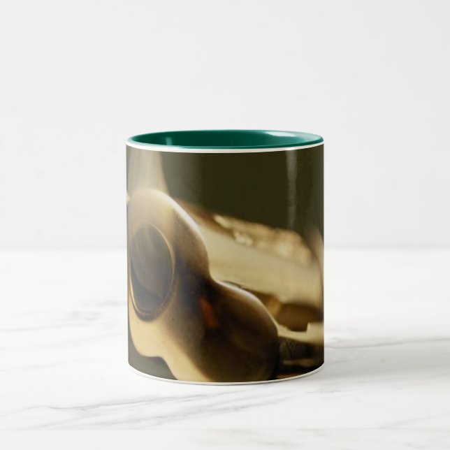 De Café Em Dois Tons Fumando caneca (Centro)