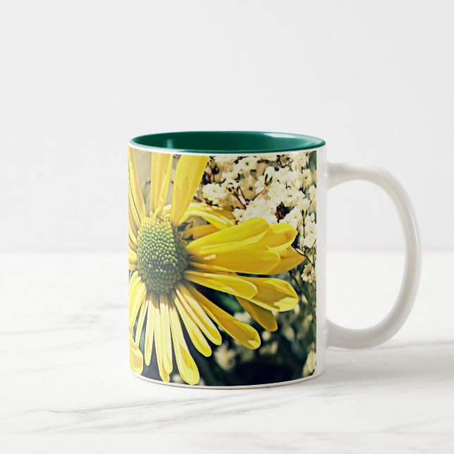 De Café Em Dois Tons Gemas brilhantes da caneca da terra (Direita)