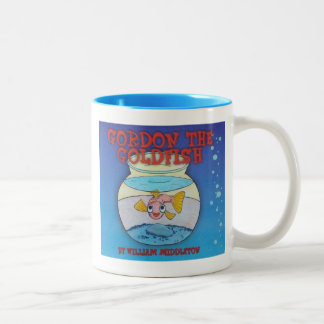 DE CAFÉ EM DOIS TONS GORDON A CANECA DO PEIXE DOURADO