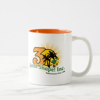 De Café Em Dois Tons Grande forma! Caneca do aniversário do Inc. 30o