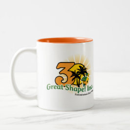 De Café Em Dois Tons Grande forma! Caneca do aniversário do Inc. 30o