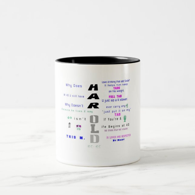 De Café Em Dois Tons h - 1 caneca (Centro)