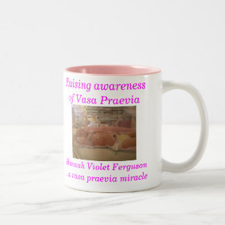 De Café Em Dois Tons Hannah - caneca do tamanho regular