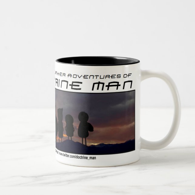 De Café Em Dois Tons Homem da doutrina!! Banda da caneca dos irmãos (Direita)