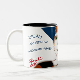 De Café Em Dois Tons Ideal e acredite a caneca do dois-tom 11oz