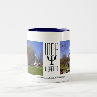 De Café Em Dois Tons INFP eu sonho a caneca