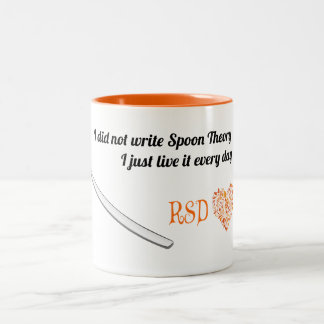 De Café Em Dois Tons Irmãs da caneca RSD da teoria da colher