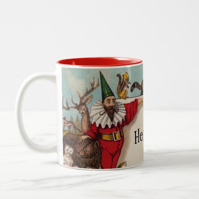 De Café Em Dois Tons Isidore, o Elf e a caneca dos animais (Esquerda)