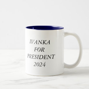 De Café Em Dois Tons Ivanka para o presidente Caneca
