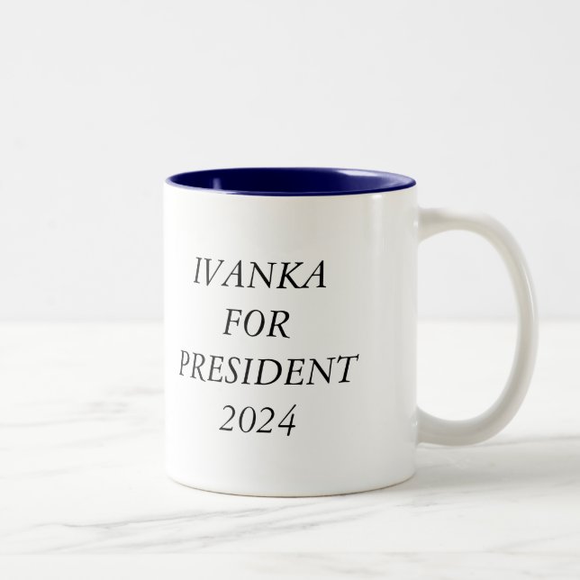 De Café Em Dois Tons Ivanka para o presidente Caneca (Direita)