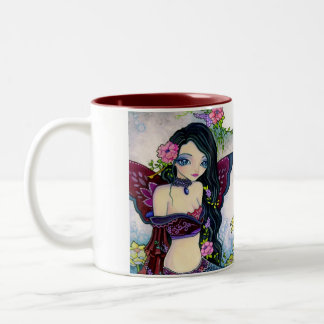 De Café Em Dois Tons * Jardim enevoado * - caneca