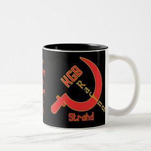 De Café Em Dois Tons KGB que compete a caneca - Strahd