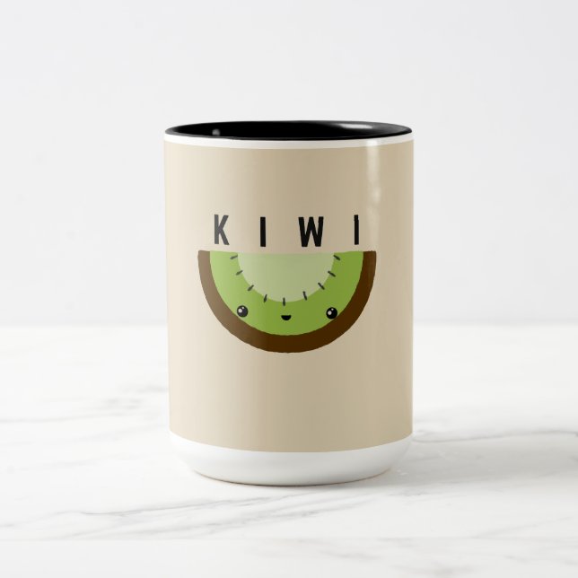 De Café Em Dois Tons Kiwi | Caneca (Centro)
