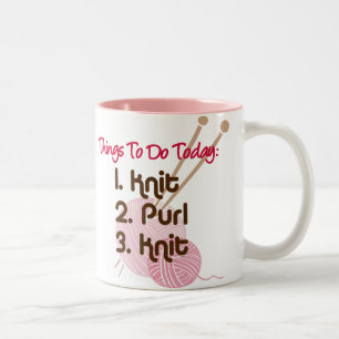 De Café Em Dois Tons Knitters para fazer a caneca da lista