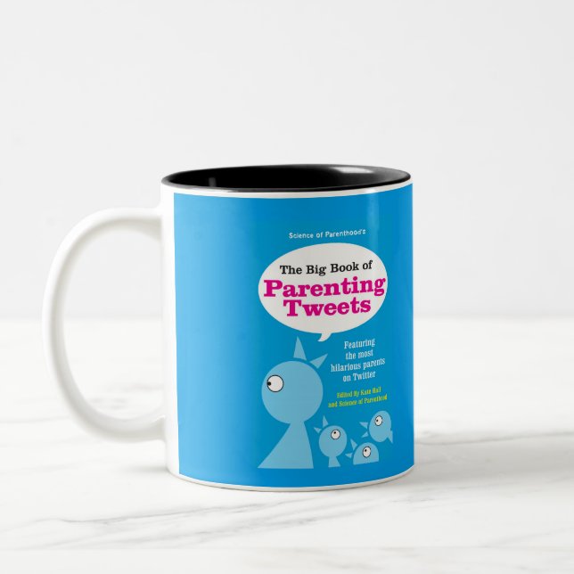 De Café Em Dois Tons Livro grande da caneca dos Tweets (Esquerda)