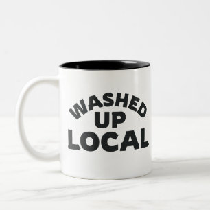 De Café Em Dois Tons Local Desprezado   Caneca Clássica com Tipografia 