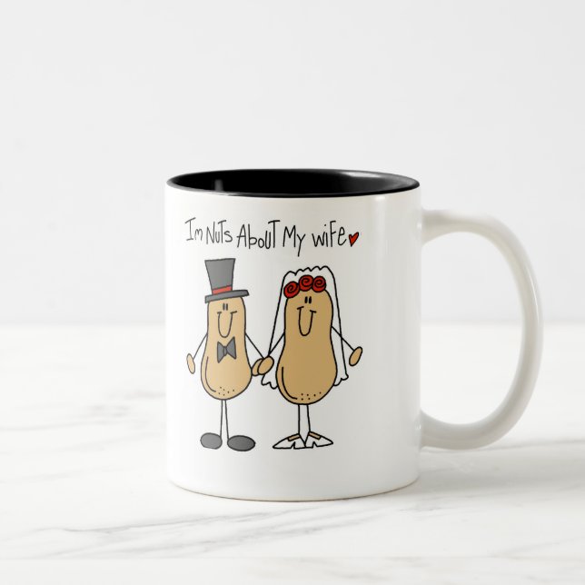 De Café Em Dois Tons Loucos sobre minha caneca da esposa (Direita)
