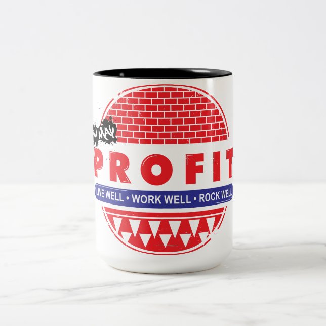 De Café Em Dois Tons Lucro por esta caneca (viva/poço do (Centro)