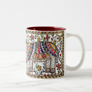 De Café Em Dois Tons Madhubani inspirou a caneca do chá