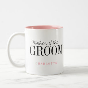 De Café Em Dois Tons Mãe da tipografia personalizada da caneca do noiv