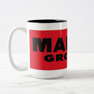 De Café Em Dois Tons Mahler sulca a caneca