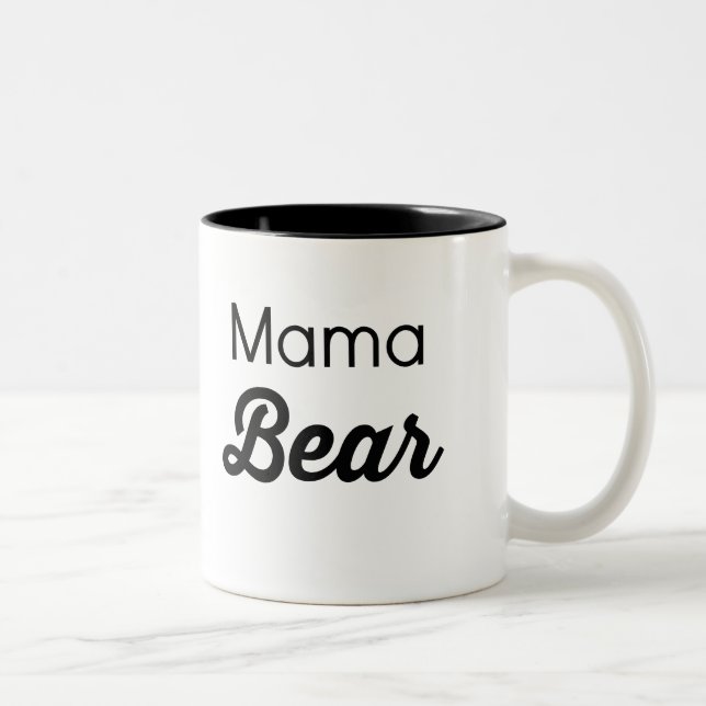 De Café Em Dois Tons Mama Carregamento Caneca (Direita)