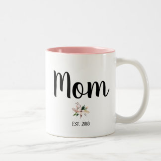 De Café Em Dois Tons Mamãe Est. Caneca